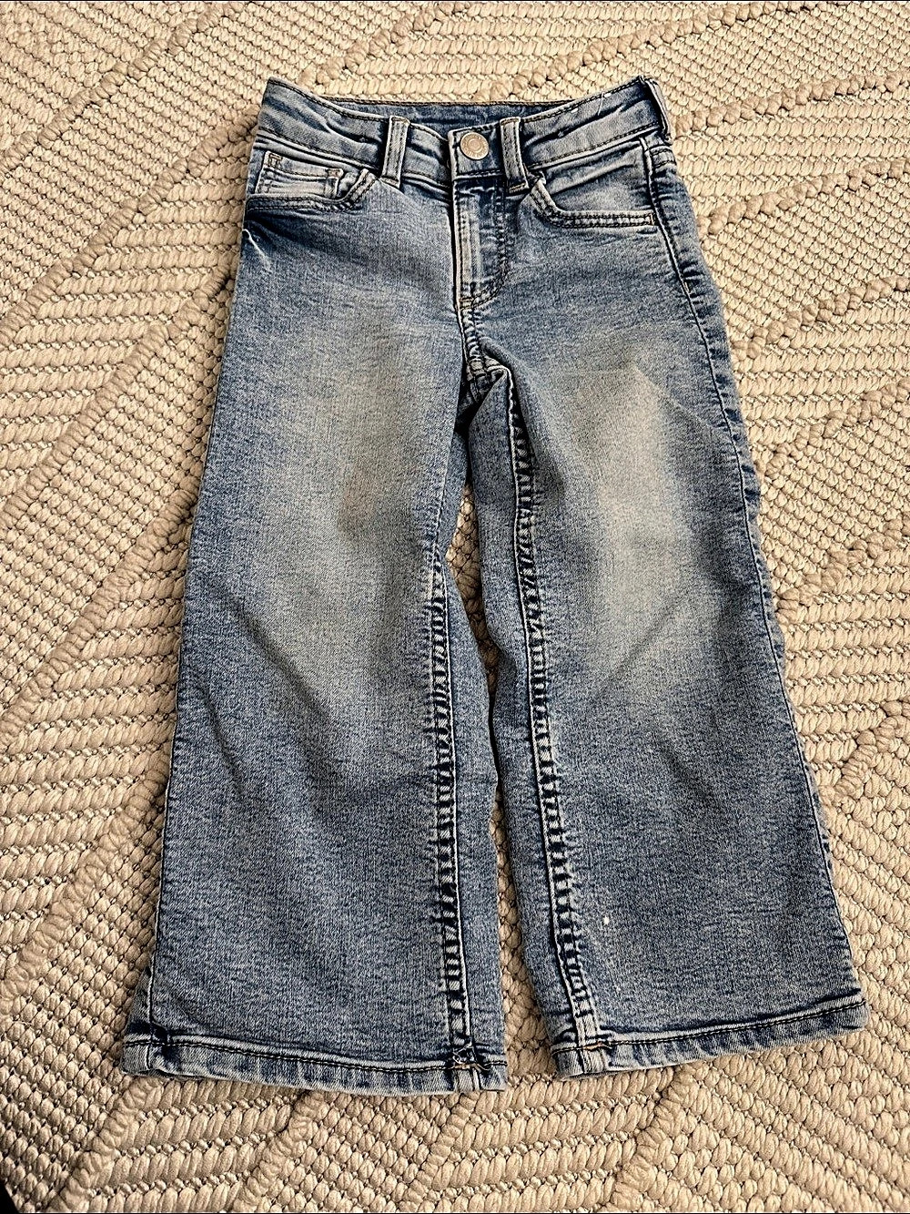 H&M Wide Leg Super Stretch Jeans Blue Size 3T